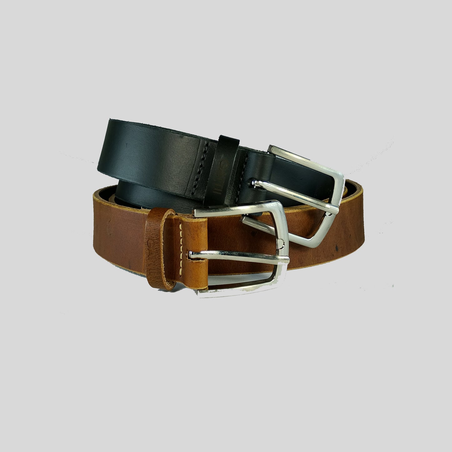 Cinturón | Casual | Cuero | Café