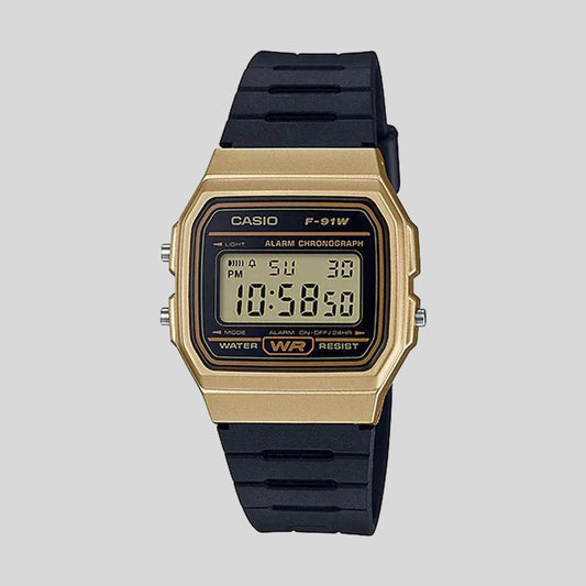 Reloj Casio Vintage Digital Dorado F-91WM-9A