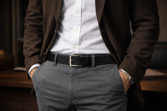 Cinturón | Casual | Cuero | Negro