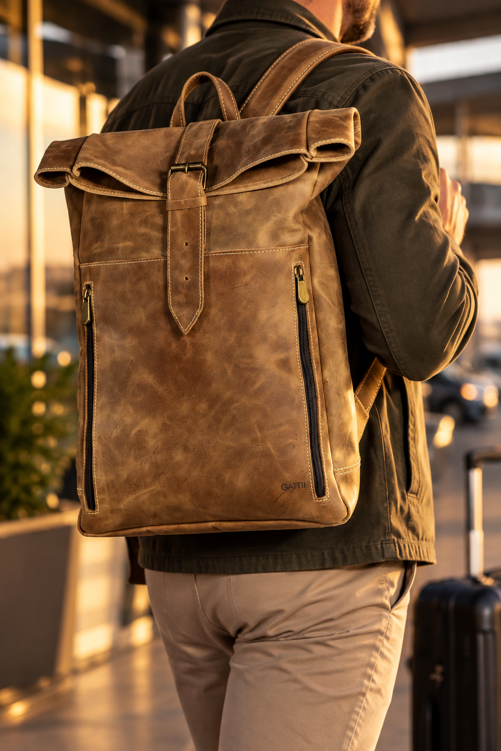 Mochila Nómada Traveler - Café Claro