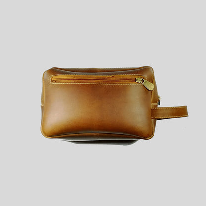 Neceser | Cuero | Café Claro | Minimalista