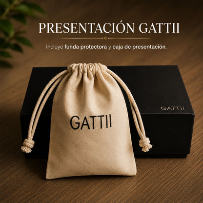Billetera Cuero Genuino | Gris | Presentación GATTII