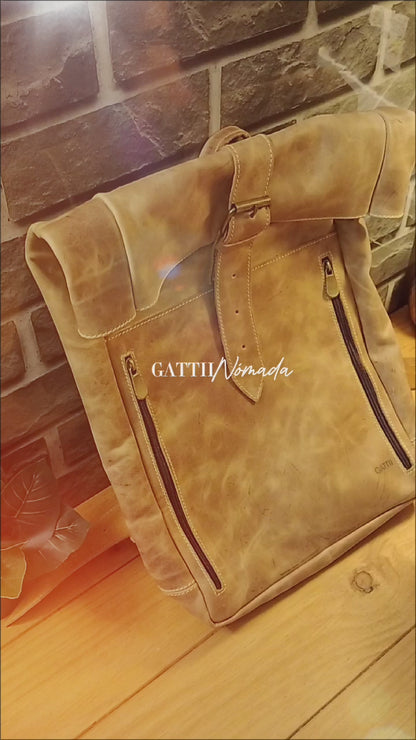 Mochila Nómada Traveler - Café Claro